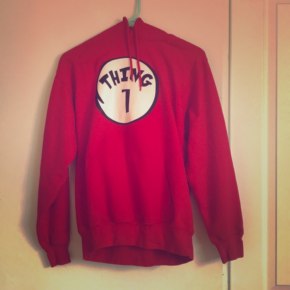 Red hoodie